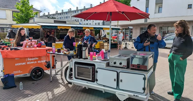 Photo d'illustration de la breve : Un vélo-cuisine pour déployer nos animations sur le quartier