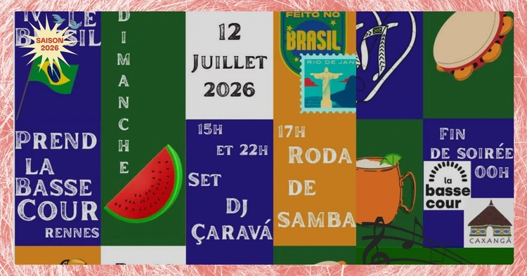 Photo d'illustration de l'événement : Le Brésil prend La Basse Cour IV | Concerts & Scène Ouverte