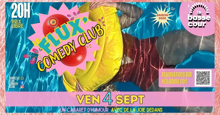 Photo d'illustration de l'événement : Flux Comedy Club #4 | Cabaret d’humour