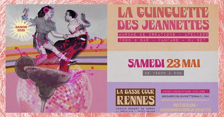Photo d'illustration de l'événement : Les Jeannettes En Guinguette | Marché Créateur.ices Artisanal