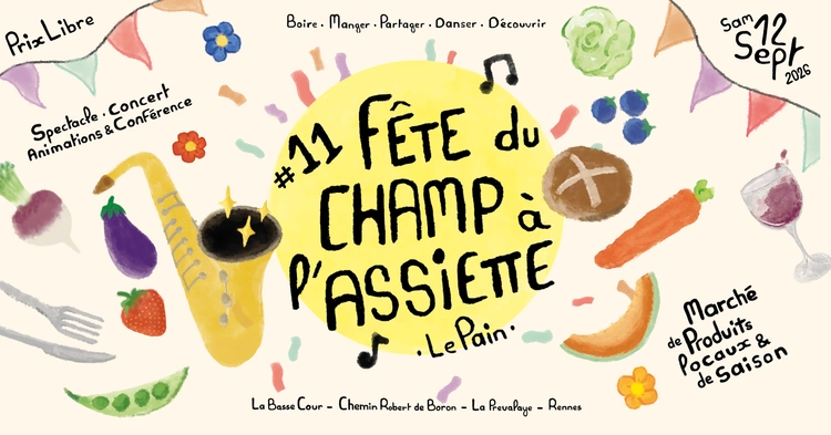 Photo d'illustration de l'événement : ★ FÊTE DU CHAMP À l'ASSIETTE #11 ★