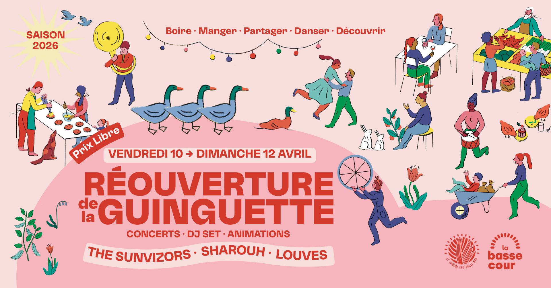 Photo d'illustration de l'événement : ★ WEEK-END DE RÉOUVERTURE DE LA BASSE COUR ★