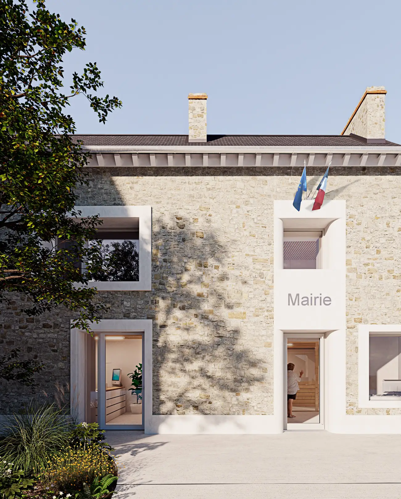 Visuel principal du projet Mairie de Montreuil-des-Landes