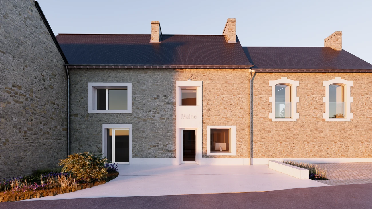 visuel principal du projet Mairie de Montreuil-des-Landes